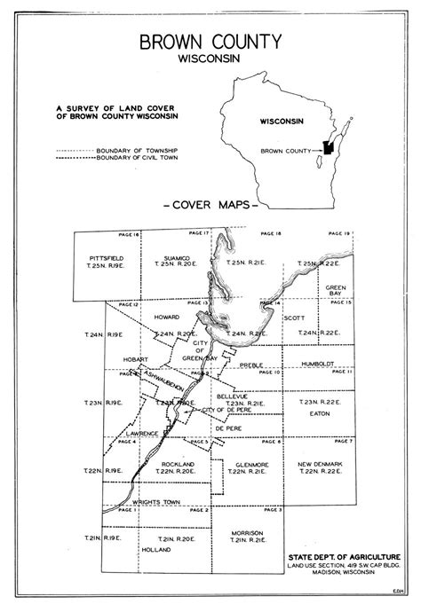 ‎brown County Wisconsin A Survey Of Land Cover Of Brown County