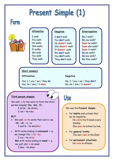 Simple Present Tense Interactive Exercise