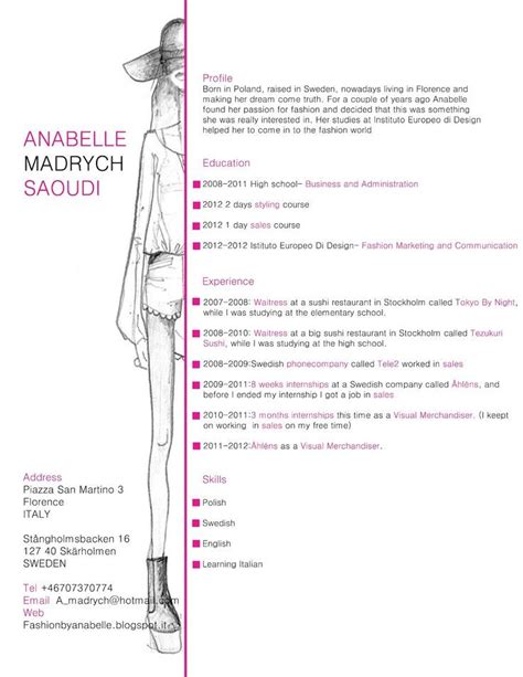 How do i choose the design of my cv template ? Business infographic : cv fashion Cerca con Google ...