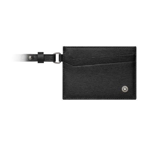 Montblanc ID holder | Card holder leather, Card holder, Holder