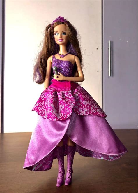 barbie princess and the popstar reversible doll hobbies and toys toys and games on carousell