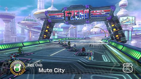 Video Mario Kart 8 200cc Mute City Pure Nintendo