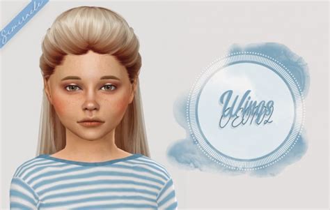 Simiracle Wings Oe0102 Hair Retextured Sims 4 Hairs