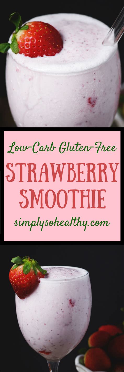 Cut back with these low sodium recipes from mccormick.* Low-Carb Strawberry Smoothie - Simply So Healthy