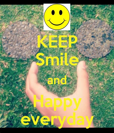 Keep Smile And Happy Everyday Poster Nabilah Keep Calm O Matic