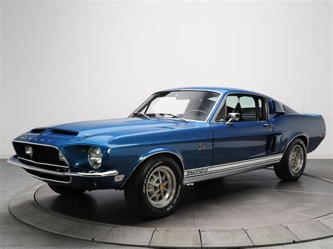 68 Shelby Gt 500 Kr Ford Mustang Shelby Gt500 Old School Muscle Cars