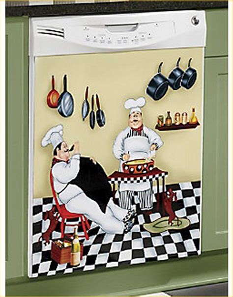Wayfair.de has been visited by 100k+ users in the past month Fat Chef Dishwasher Magnet Bistro Kitchen Door Cover ...