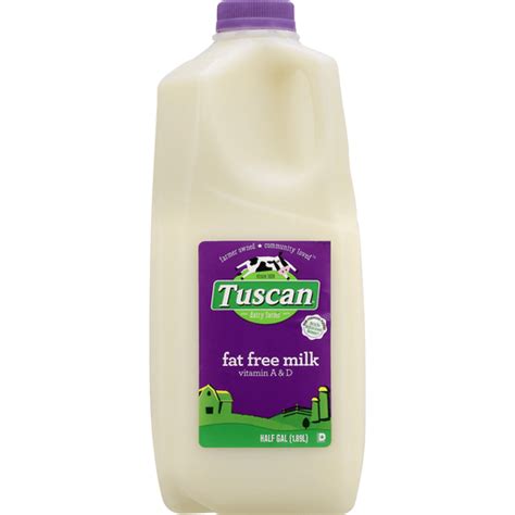 Tuscan Dairy Farms Fat Free Skim Milk With Vitamin A And Vitamin D