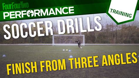 Soccer Shooting Drill How To Finish From Three Angles Youtube