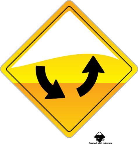 Circular Intersection Sign Vector Illustration Public Domain Vectors