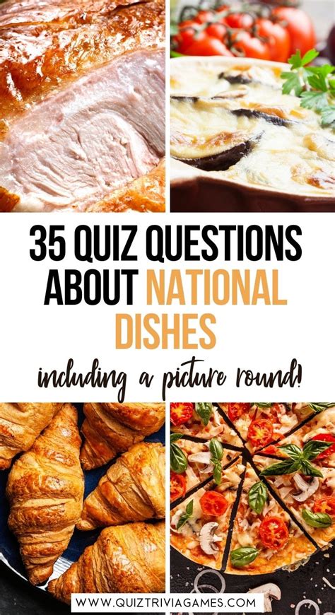 35 National Dishes Quiz Questions And Answers Inc Picture Round