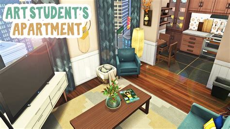 Art Students Apartment The Sims 4 Apartment Renovation Speed Build