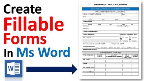 How To Make A Free Fillable Form Printable Forms Free Online