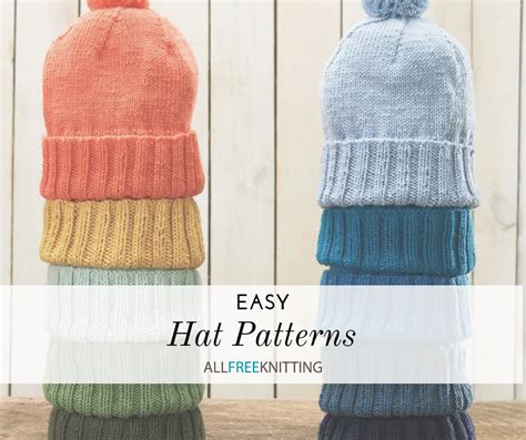 19 Easy Hat Knitting Patterns