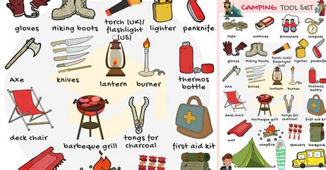 Camping Checklist Useful Camping List With Pictures • 7esl