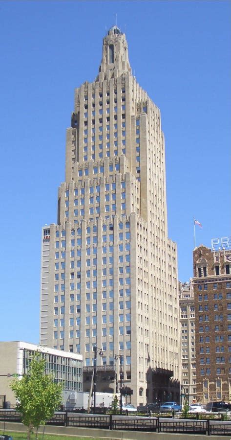 The Old Kansas City Power And Light Building With Its Art Deco Design Is