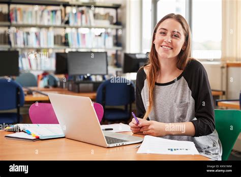 Female Looking At Laptop Hi Res Stock Photography And Images Alamy