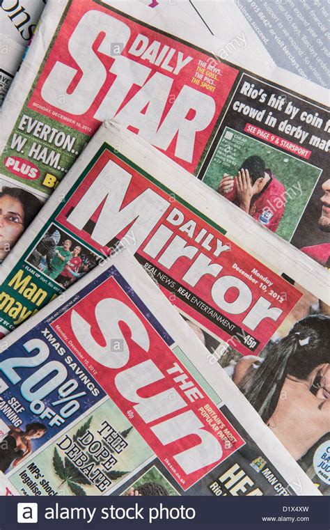 The first point we should pay attention to in a tabloid also is the paper size. Tabloid Newspapers High Resolution Stock Photography and ...