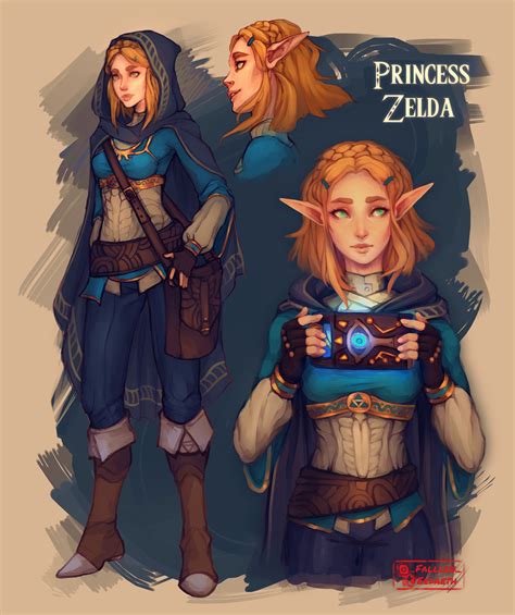 Princess Zelda Botw Sequel Full Piece By Eedaeth On Deviantart