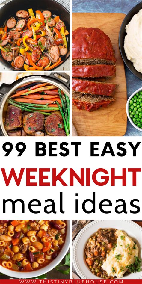 The last few weeks i usually have a night off and get chicken treat but i don't think i want that this week. 99 Crazy Busy School Night Meal Ideas | Easy family meals ...