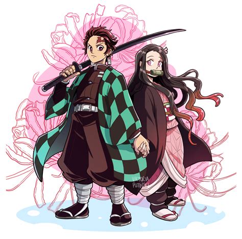 Arting And A Dash Of Advice — Tanjiro And Nezuko From Demon Slayer