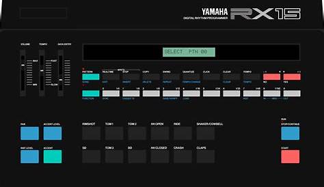 Yamaha RX15 | Drums | Yamaha black boxes online archive