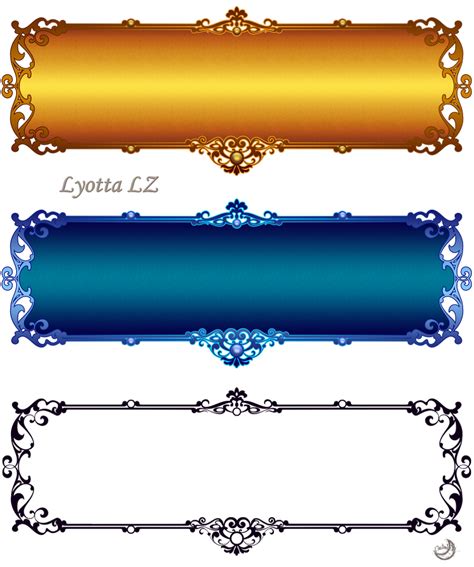 Borders Labels 2 By Lyotta On Deviantart Frame Border Design Page