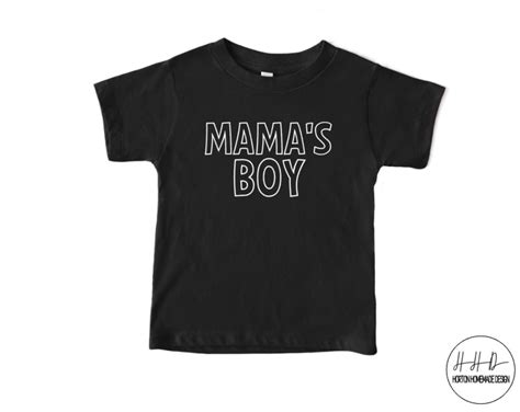 Mamas Boy Shirt Graphic Mamas Boy Tees Toddler Boy Tees Mommas Boy