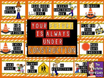 See more ideas about print ads, construction, advertising. Character Ed Bulletin Board Your Future is Always Under ...