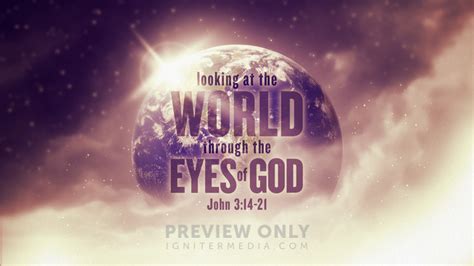 Looking At The World Through The Eyes Of God Title Graphics Igniter