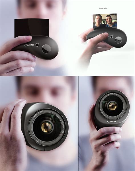 One Handed Canon Dslr Camera Is Perfect For Selfies Includes Roll Up
