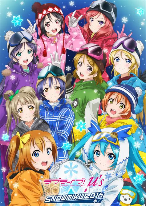 Crunchyroll Hatsune Miku And Love Live Team Up For Snow Miku 2016