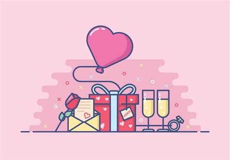 Cute Valentines Day Illustration 139374 Vector Art At Vecteezy