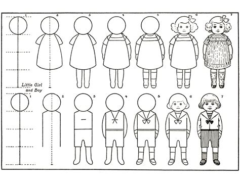 How To Draw People Easy The Graphics Fairy