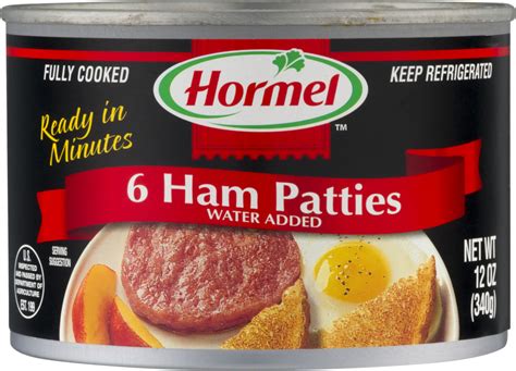 Hormel Ham Patties Water Added 6 Ct Hormel37600223423 Customers