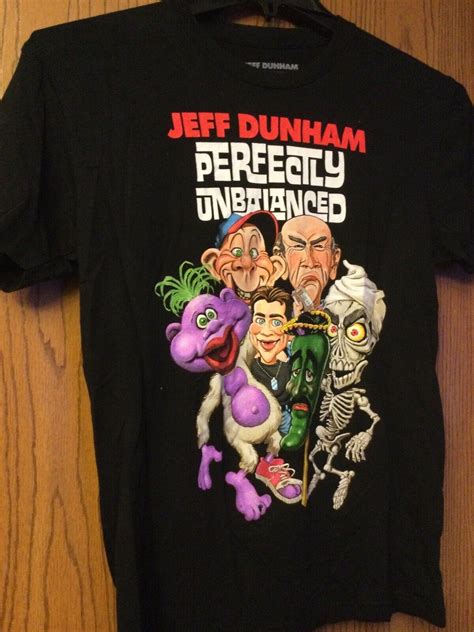 Jeff Dunham Perfectly Unbalanced Black Shirt Gem