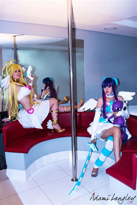 panty and stocking cosplay by adami langley on deviantart