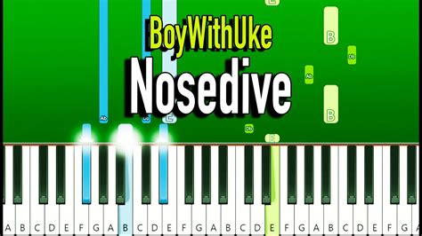 Boywithuke Nosedive Piano Tutorial Youtube