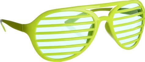 Neon Green Shutter Glasses Party City