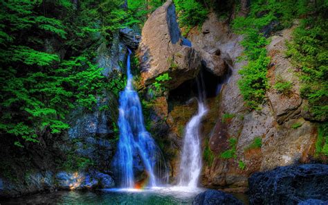 Nature Landscape Waterfall Water