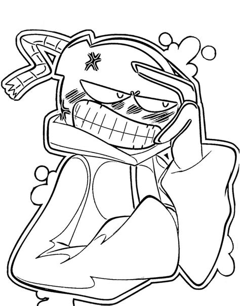 Friday Night Funkin Coloring Pages Coloring Pages