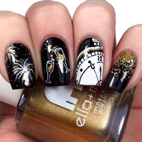 Gracie On Instagram “ New Years Eve Nails • Polishes Used Unt Peel