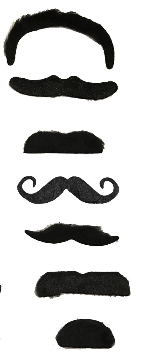 Thegag 100 Fake Mustaches Party Pack Realistic Self Adhesive 20 Designs The Largest Assortment