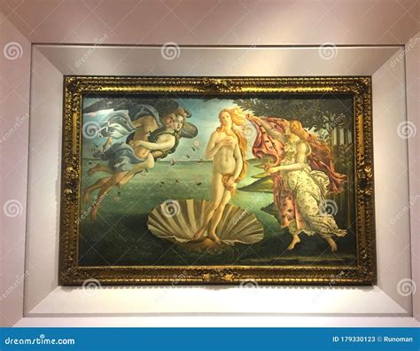 El Nacimiento De Venus Dentro De La Galer A De Uffizi Foto De Archivo Editorial Imagen De