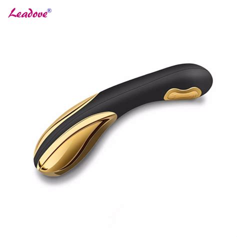 Waterproof 7 Mode Usb Charge Gold Plated Heating Vibrator Sex Toy Mute