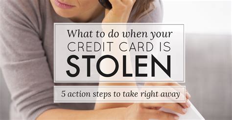 It's important to confront the person about their theft, even if doing so is difficult. What to Do When Your Credit Card is Stolen