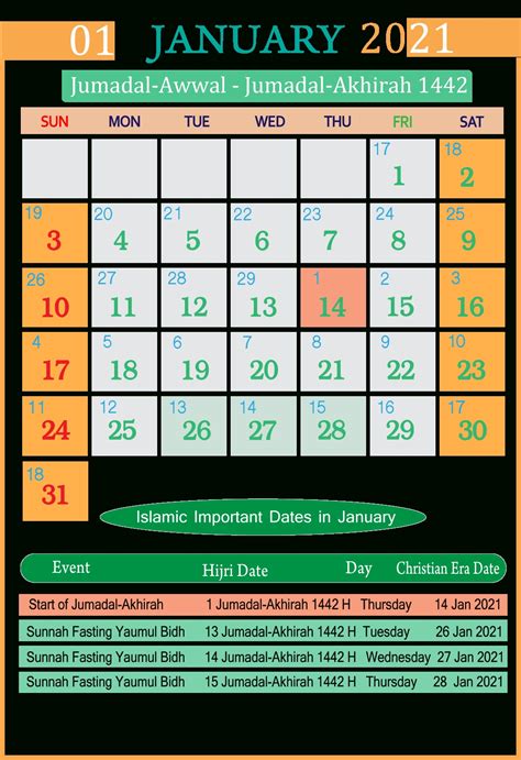 Islamic Calendar 2021 Usa Corkiza