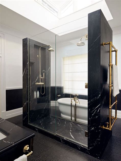 48 Stunning Black Marble Bathroom Design Ideas Marble Bathroom