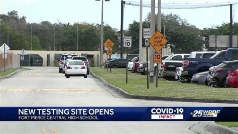St Lucie County School District Opens New Covid 19 Test Site