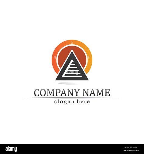 Triangle Pyramid Logo Design And Vector Symbol Egyptian And Logo